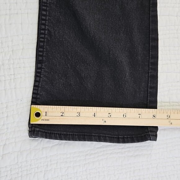 Lee Riders Bootcut Jeans Women's 12M (W30 L31) Black Denim Midrise 1SBMDW0 EUC - Picture 9 of 14